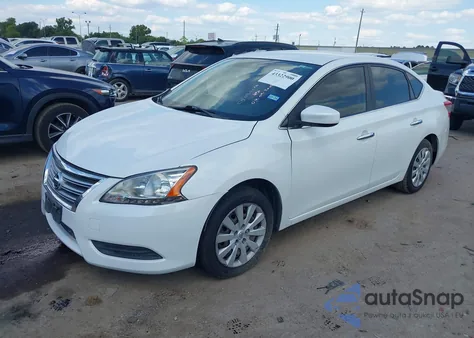 2013 Nissan Sentra Sv from USA, damaged, VIN 3N1AB7AP5DL674451